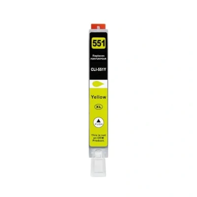 Abbildung von 1 XXL Druckerpatrone kompatibel zu CLI 551 Y Gelb für Canon PIXMA IP7250 IP8750 MG5450 MG5550 MG5650 MG6350 MG6450 MG6650 MG7150 MG7550 MX725 MX925 IX6850