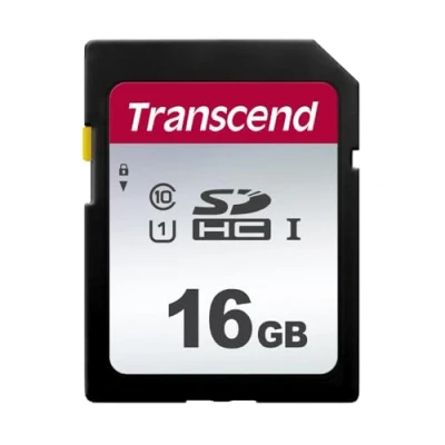 Abbildung von Transcend Highspeed 16GB SDHC Speicherkarte (für Digitalkameras / Photo Box alltägliche Aufnahmen &amp; Videos Autoradio) Class 10, UHS I U1 TS16GSDC300S