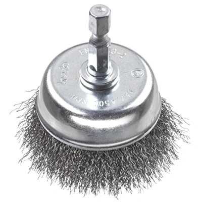 Abbildung von kwb 606210 Topfbürste, HSS Stahldraht, gewellt, Silber, 50 mm