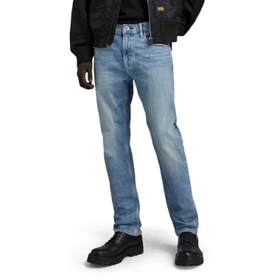 Abbildung von G Star MOSA Jeans Straight Leg, Herren, Größe: 31x32, Sun faded amparo blue