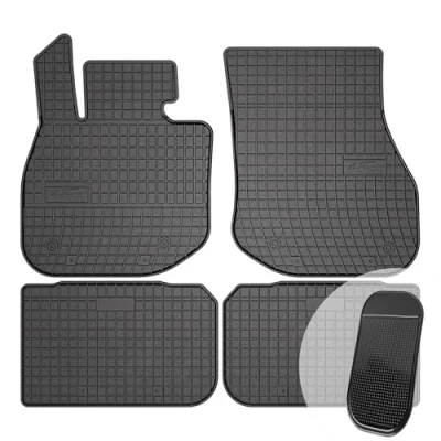 Abbildung von moto MOLTICO Gummimatten Auto Fußmatten Gummi Automatten Passgenau 4 teilig Set passend für BMW iX1 ab 2022