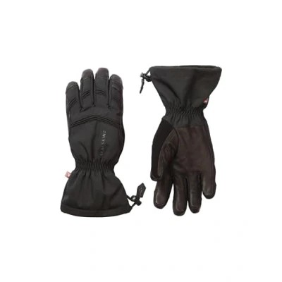 Abbildung von SEALSKINZ Southery Handschuh Stulpen, wasserdicht, für extrem kalte Witterung, schwarz, Größe S