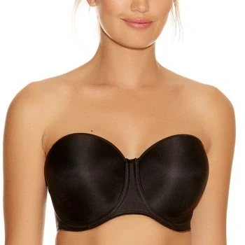 Abbildung von Fantasie BH Smoothing Moulded Strapless Bra Schwarz C 90 Damen