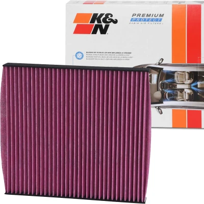 Abbildung von K&amp;N Filters DVF5001 Innenraumfilter Aktivkohlefilter 253 30 quadratisch VOLKSWAGEN: Tiguan Allspace, Golf 7 Schrägheck, Passat B8 Variant