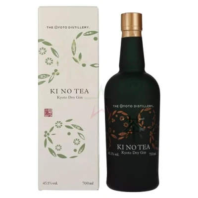 Abbildung von KINOBI Kyoto Dry Gin KI NO TEA Japan 0,7 Liter in Geschenkpackung