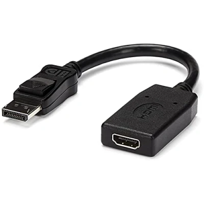 Abbildung von StarTech.com DisplayPort auf HDMI Video Adapter / Konverter DP zu mit bis 1920x1200 Länge 24cm (Stecker/Buchse)