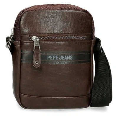 Abbildung von Pepe Jeans Horley Gepäck Umhängetasche für Herren, braun, Talla única,