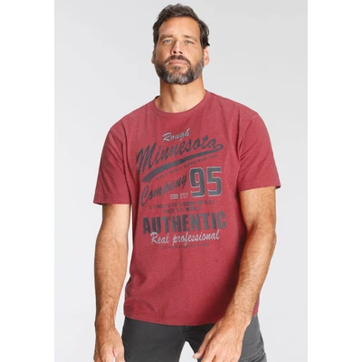 Abbildung von Man&#039;s World T Shirt mit Print in Vintage Optik