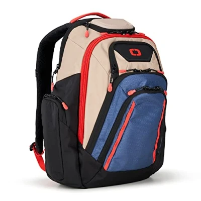Abbildung von Ogio Gambit Pro Rucksack, Hellbraun/Blau/Rot, 25 Liter, Rucksack