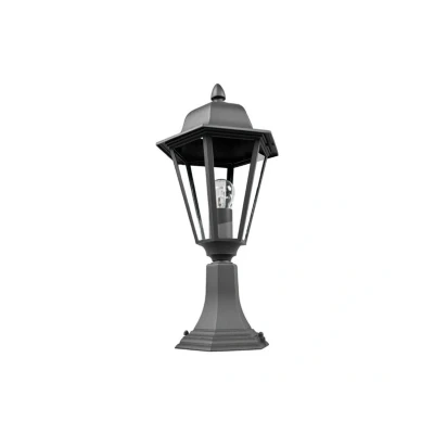 Abbildung von Lindby Sockelleuchte Edana, Höhe 52 cm, anthrazit, Aluminium