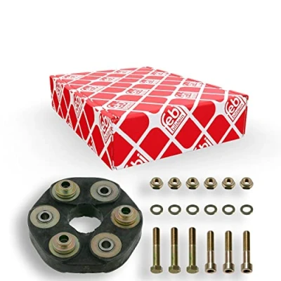 Abbildung von FEBI BILSTEIN 01501 Hardyscheibe 90 vorne 140 mit Schrauben, Unterlegscheiben Muttern MERCEDES BENZ: CLK Coupe, E Klasse Limousine, SLK