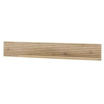 Abbildung von Lomadox Wandboard Wandregal Regal Bücherregal Eiche Rillen Design gerillt 150x22x20,6 cm