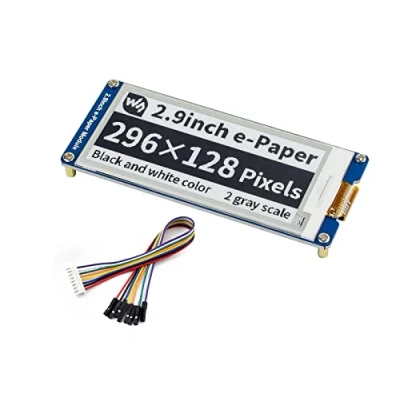 Abbildung von IBest 2.9inch E Paper Module 296x128 Resolution 3.3V/5V Two Color Ink Display epaper Screen SPI Interface for Raspberry Pi/Arduino/Nucleo Support Partial Refresh