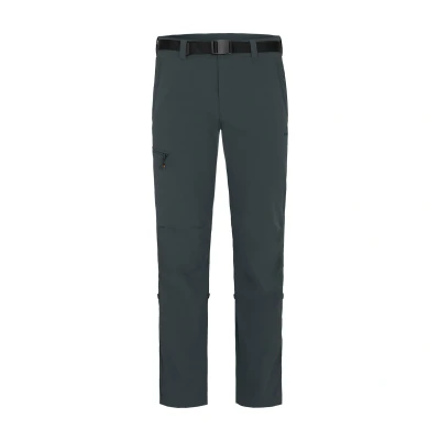 Abbildung von Bergson Outdoorhose REDWOOD Herren Wanderhose, vielseitig, pflegeleicht, Kurzgrößen, dunkel grau