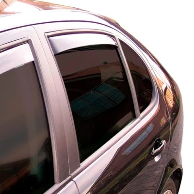 Abbildung von Hintere Windabweiser (1 Set) für die Fahrer und Beifahrerseite CLS004M2229D passend Renault AUSTRAL SUV, TYP RHN, 5 Door, 2022 Dunkles Material