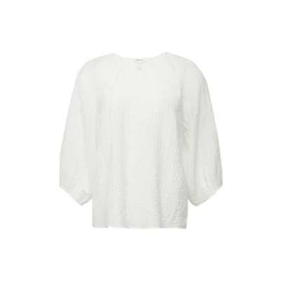 Abbildung von s.Oliver Gemusterte Relaxedfit Bluse, Damen, Größe: 42, Creme
