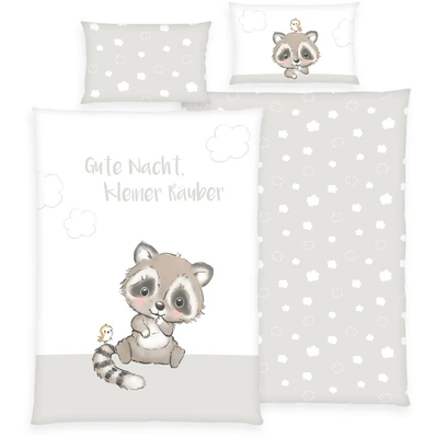 Abbildung von Baby Best Babybettwäsche &quot;Kleiner Räuber&quot;, (2 tlg.), mit liebevollem Motiv