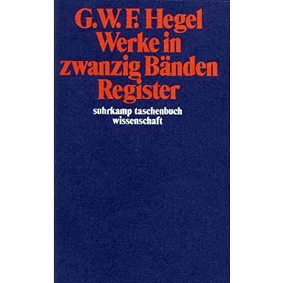 Abbildung von Werke in 20 Bänden mit Registerband: Register (suhrkamp taschenbuch wissenschaft)