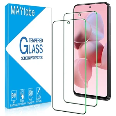 Abbildung von MAYtobe [2 Stück] Schutzfolie für Xiaomi Redmi Note 11 Pro 4G / 5G, Anti Kratzen, 9H Härte Glas, Ultrabeständig, Blasenfrei, Einfaches Anbringung, 0.33mm Ultra Klar Displayschutzfolie