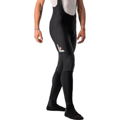Abbildung von Castelli Men&#039;s VELOCISSIMO 5 BIBTIGHT Pants, Black/Silver Reflex, L