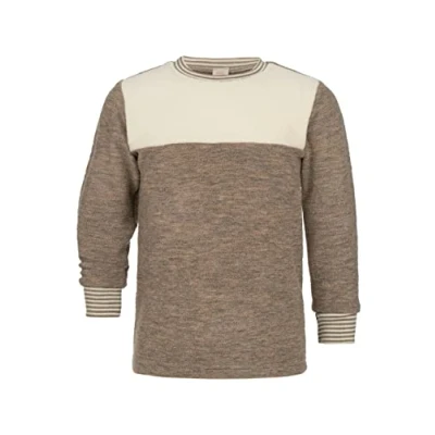 Abbildung von Engel, Kinder Frottee Pullover, 100% Wolle (kbT) (Walnuss Melange, 92)