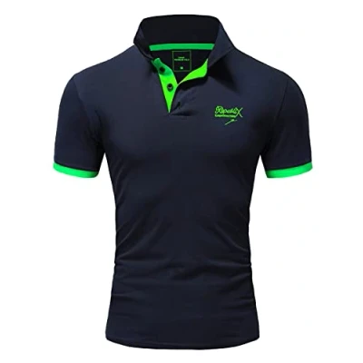 Abbildung von REPUBLIX Poloshirt MATEO Herren Basic Kurzarm Kontrast Polo Hemd