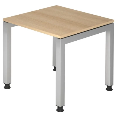 Abbildung von HAMMERBACHER höhenverstellbarer Schreibtisch VJS08/E/S eiche