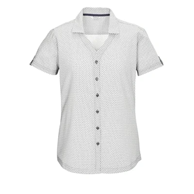 Abbildung von killtec Damen Funktionsbluse Kurzarm/Bluse KOS 46 WMN WVN SHRT, Nachtblau, 40, 42842 000