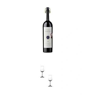 Abbildung von Poli Barili Di Sassicaia Grappa Italien 0,5 Liter + Nosing Gläser Kelchglas Bugatti mit Eichstrich 2cl und 4cl 2 Stück
