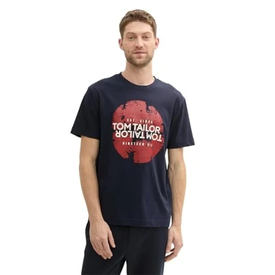 Abbildung von TOM TAILOR Print Shirt mit Logo