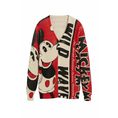 Abbildung von Desigual Strickjacke, Herren, Größe: Large, Red