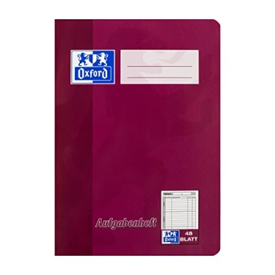 Abbildung von 10 x Oxford Aufgabenheft ab 9. Klasse A5 48 Blatt 90 g/qm Optik Paper