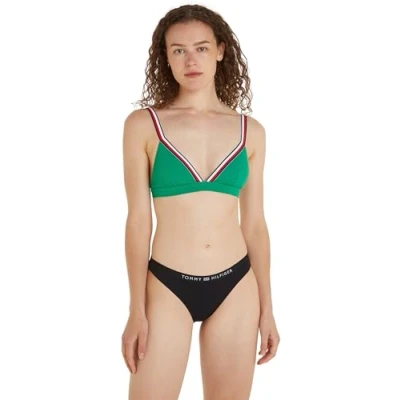 Abbildung von Tommy Hilfiger Tonal LOGO Bikinihose, Damen, Größe: Large, Black