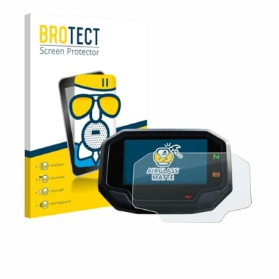 Abbildung von BROTECT Entspiegelungs Schutzglas für Kawasaki Z900 2020 2021 Schutz Folie Panzerfolie Glas Matt [Extrem Kratzfest 9H, Anti Reflex, Fingerprint]