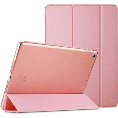 Abbildung von ProCase Hülle für iPad 9.7 Zoll 6. Generation 2018/5. 2017 Modell A1893 A1954 A1822 A1823, Schutzhülle Case Smart Cover 6 / 5 Rosa