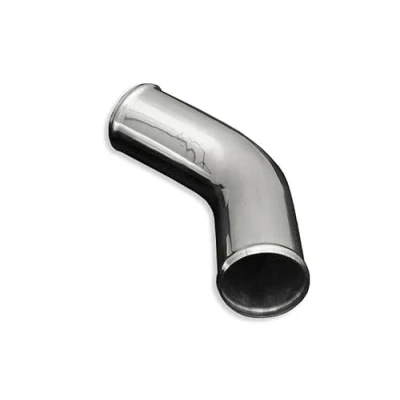 Abbildung von Aluminium Bogen Alu 45 Ladeluftkühler Turbo Alurohr Rohrbogen Pipe 30cm Lange (70mm)