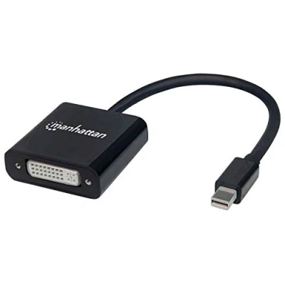 Abbildung von Manhattan 152549 Aktiver Mini DisplayPort Stecker auf DVI I Dual Link Buchse schwarz