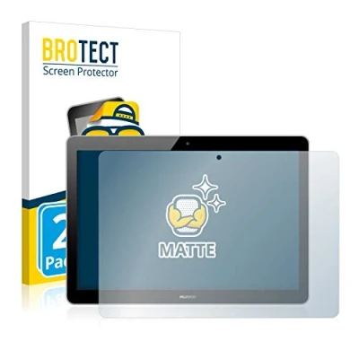 Abbildung von BROTECT Entspiegelungs Schutzfolie für Huawei MediaPad T3 10 (2 Stück) Matte Displayschutz Folie, Anti Reflex, Fingerprint