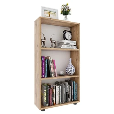 Abbildung von VCM Standregal Holz Büro Regal Bücher Ordner Aktenregal Bulas 3f, 1 tlg.