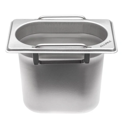 Abbildung von ALLPAX GN Behälter mit Griff 1/9 Höhe: 150 mm Edelstahl 1,5 l Füllmenge Gastronormbehälter kaufen
