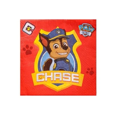 Abbildung von Paw Patrol Happy Servietten 33x33cm 16 Stücke