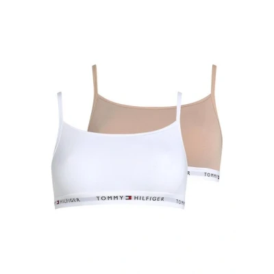 Abbildung von Tommy Hilfiger 2PACK LOGO Nonwired Bustier, Damen, Größe: Medium, White misty blush