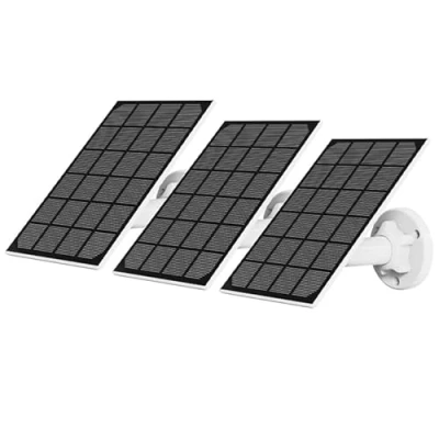 Abbildung von Nivian Solarpanel für IP Sicherheits und Überwachungskameras mit Batterie Kompatibel Ezviz C3A BC1C Geeignet den Außenbereich IP65 MicroUSB Anschluss DC 5V 3W 3 Meter Kabel