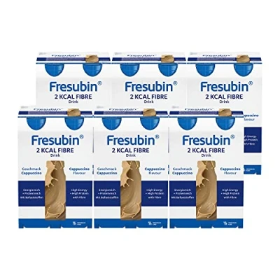 Abbildung von Fresubin 2 kcal Fibre Trinknahrung Cappuccino 24X200 ml