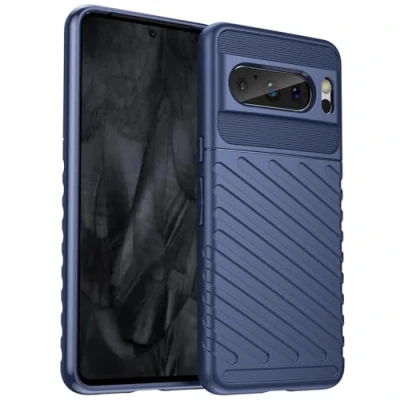 Abbildung von Verco Handyhülle für Google Pixel 8 Pro Hülle, Stoßfest Thunder Case Schutzhülle, Blau