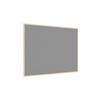 Abbildung von ALLboards Filztafel mit Holzrahmenn 120x90 cm, Grau