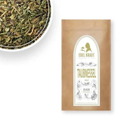 Abbildung von Taubnesselkraut 500g EDEL KRAUT 100% naturreine Taubnessel in Premium Qualität geschnitten für Tee frei von jeglichen künstlichen Zusatzstoffen