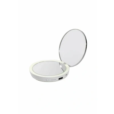Abbildung von Stylpro FLIP &#039;N&#039; Charge Power BANK LED Mirror Kosmetikspiegel, Größe: One Size, White