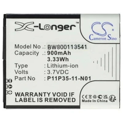 Abbildung von vhbw 1x Akku kompatibel mit Texas Instruments TI Nspire CX CAS Graphing, Taschenrechner (900 mAh, 3,7 V, Li Ion)