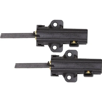 Abbildung von Alternativ Motorkohle, Abmessungen: 13,5 x 4,9 34mm, Anschlußfahne: 4,8mm, Inhalt: 2 Stück wie Original Nr: 400602015, passend für: AEG
